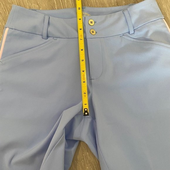 Lilly Pulitzer LUXLETIC Fairway Performance Shorts. Blue Peri. Size 6. - Picture 8 of 10